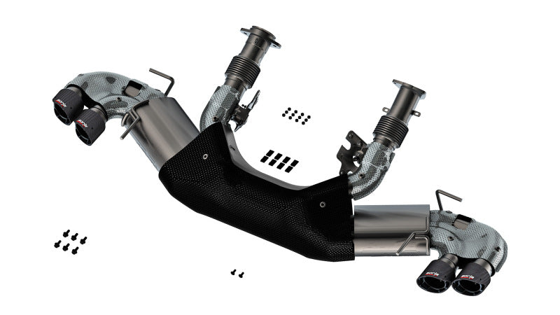 Borla 2020-2023 Chevrolet Corvette 6.2L V8 AT without NPP 3in ATAK Cat-Back Exhaust - Carbon Fiber Tips