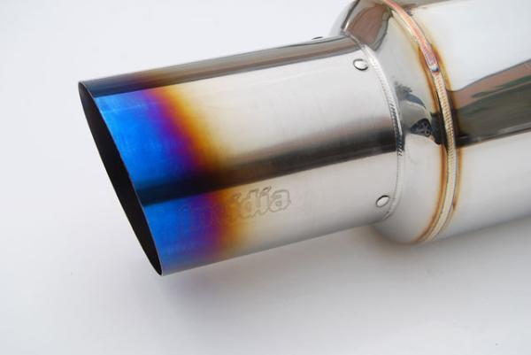 Invidia 2008+ WRX Hatch / 2008 STi 76mm RACING Titanium Tip Cat-Back Exhaust - photo 2
