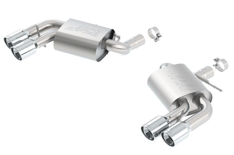 Borla 2016 Chevrolet Camaro 6.2L AT/MT S-Type Rear Section Exhaust without Dual Mode Valves - photo 4