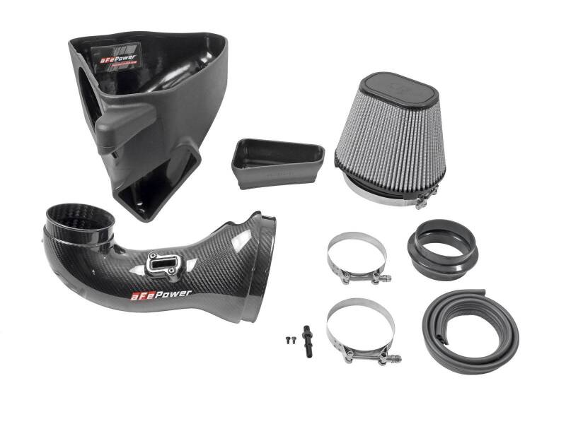 aFe 2017-2024 Chevrolet Camaro ZL1 (6.2L-V8) Track Series Carbon Fiber CAI System w/ Pro-DRY S Filters (afe57-10018D) - photo 2