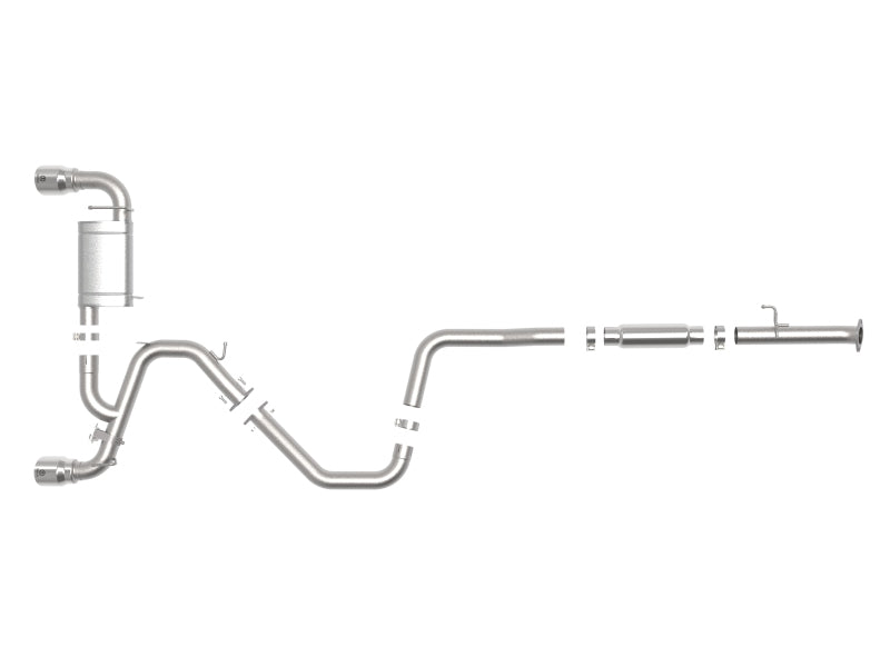 aFe Power Cat-Back Exhaust - 2019-2020 Hyundai Veloster N L4-2.0L with Polished Tips - photo 4