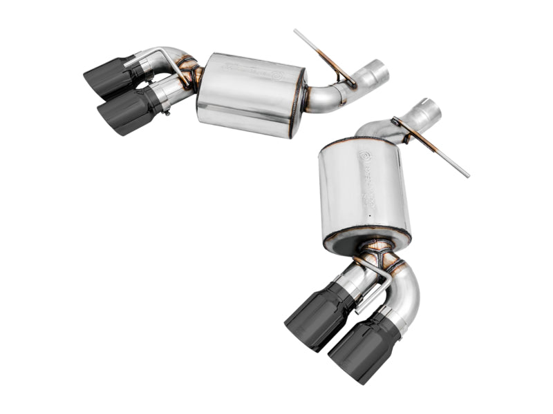AWE Tuning 2016-2019 Chevrolet Camaro SS Axle-Back Exhaust - Touring Edition (Quad Diamond Black Tips)