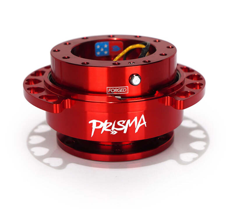 NRG Quick Release Kit - Red Body/ Red Heart Cutout Ring (SRK-222RD-RD) - photo 2