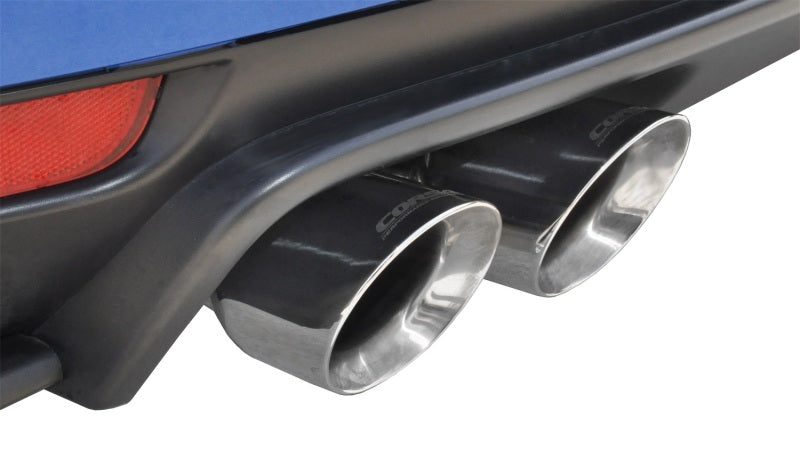 CORSA Performance 2008-2014 Subaru Impreza Hatchback STI 2.5L Turbo Manual Polished Sport Cat-Back Exhaust - photo 2