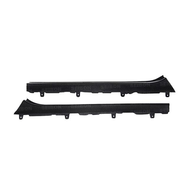 Seibon 2009-2010 Nissan GT-R R35 OEM Style Carbon Fiber Door Sills (Pair)