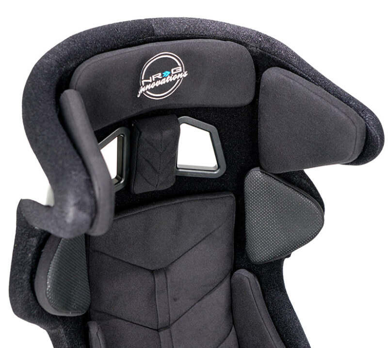 NRG FIA Competition Seat w/ Head Containment & Comp Fabric FIA Velcro Paddings - Thin Cushion (Black) (FRP-RS700M-BK1) - photo 7