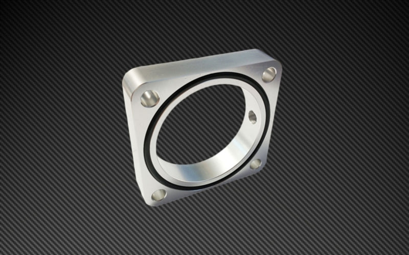 Torque Solution Throttle Body Spacer 2013+ Subaru BRZ/Scion FR-S - Silver (tqsTS-TBS-023)