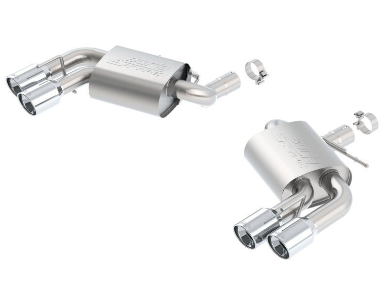 Borla 2016 Chevrolet Camaro 6.2L AT/MT S-Type Rear Section Exhaust without Dual Mode Valves