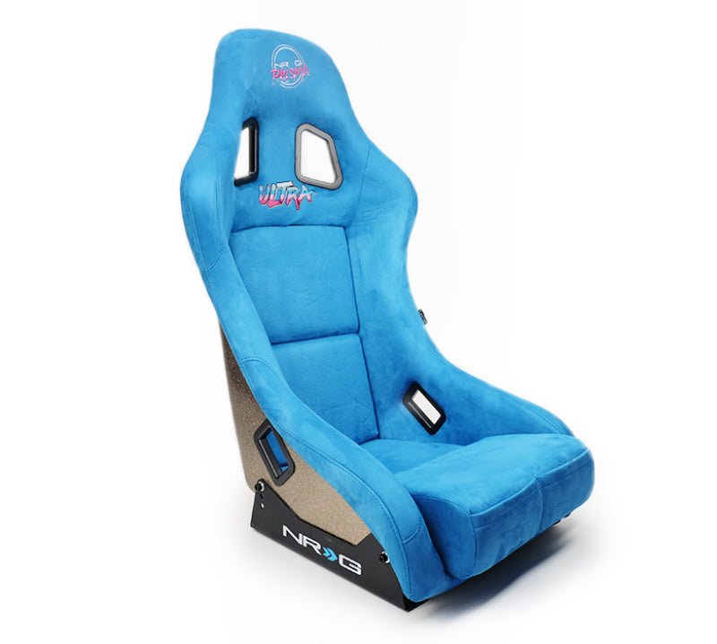 NRG FRP Bucket Seat ULTRA Edition - Medium (Blue Alcantara/Pearlized Back) (FRP-303BL-ULTRA) - photo 2