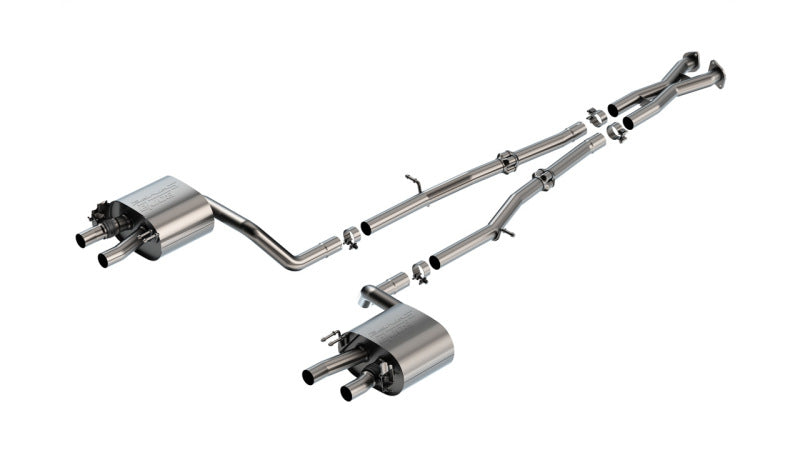 Borla 2022-2023 Kia Stinger 3.3L V6 Turbo 2.25in Pipe Dia Dual Split Rear Exit S-Type Cat-Back Exhaust