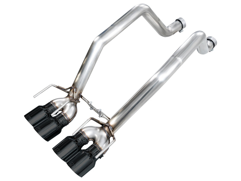 AWE Tuning C6 Chevrolet Corvette Z06/ZR1 Track Edition Axle-Back Exhaust with Diamond Black Tips