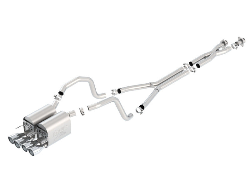 Borla 2005-2008 Chevrolet Corvette Coupe/Convertible 2dr 6.2L 8cyl AT/MT 6spd ATAK SS Cat-Back Exhaust