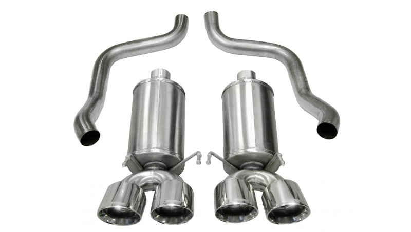 CORSA Performance 2009-2013 Chevrolet Corvette C6 6.2L V8 Polished Xtreme Axle-Back Exhaust - photo 2