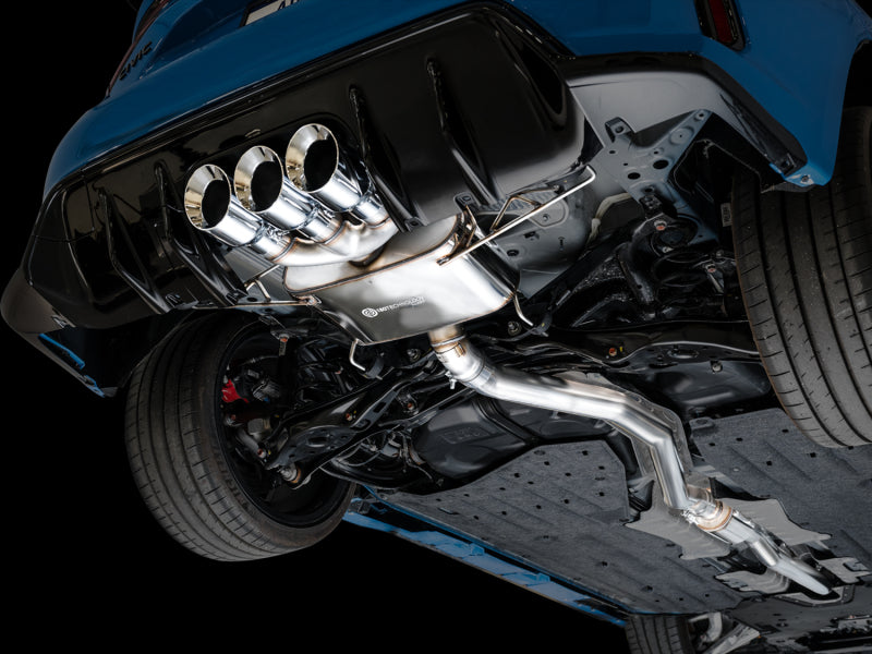 AWE Tuning 2023 Honda Civic Type R FL5 Touring Edition Exhaust with Triple Chrome Silver Tips - photo 6