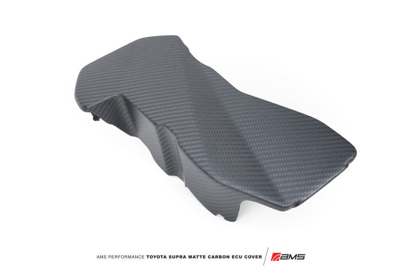 AMS Performance 2020+ Toyota GR Supra Carbon Fiber ECU Cover - Matte Carbon (amsAMS.38.06.0003-1)