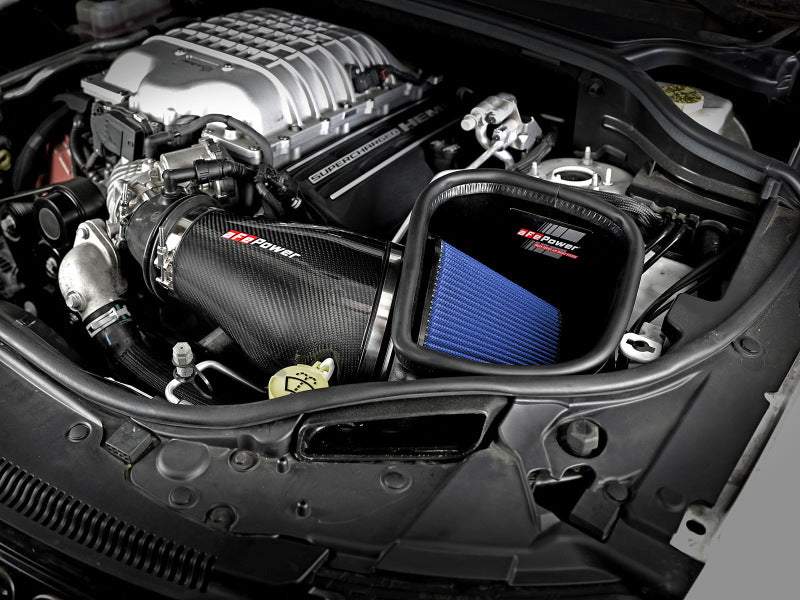 aFe Track Series Carbon Fiber Pro 5R AIS - 2018 Jeep Grand Cherokee Trackhawk (WK2) V8-6.2L(SC) (afe57-10002R) - photo 8