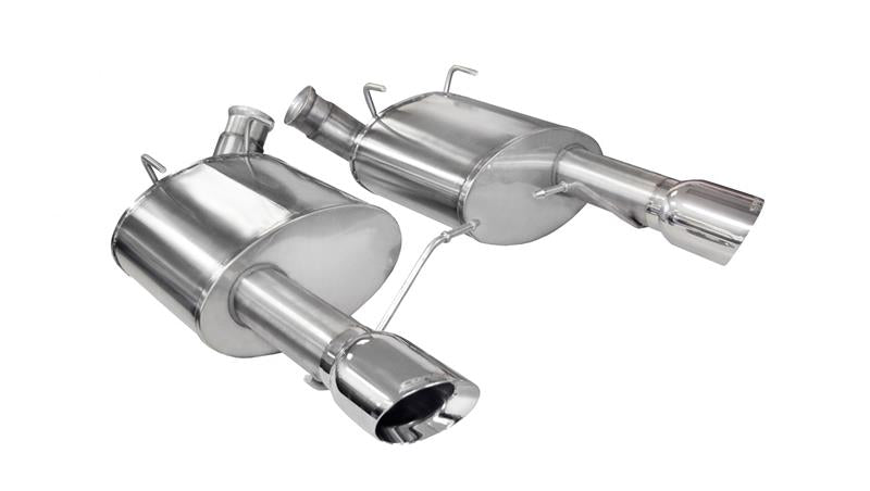 CORSA Performance 2011-2014 Ford Mustang GT/Boss 302 5.0L V8 Polished Sport Axle-Back Exhaust - photo 4