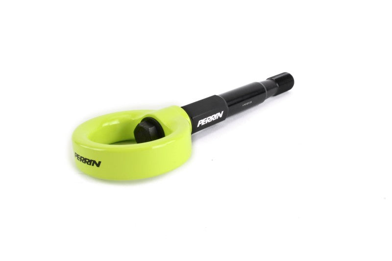 Perrin 15-17 Subaru WRX & STI / 13-17 Crosstrek / 12-16 Impreza Tow Hook Kit (Front) - Neon Yellow (PSP-BDY-232NY)