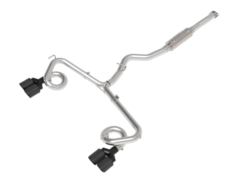 aFe Subaru WRX/STi 2015-2021 H4-2.0/2.5L Takeda 3in to 2-1/2in Stainless Cat-Back Exhaust Carbon Fiber Tip - photo 2