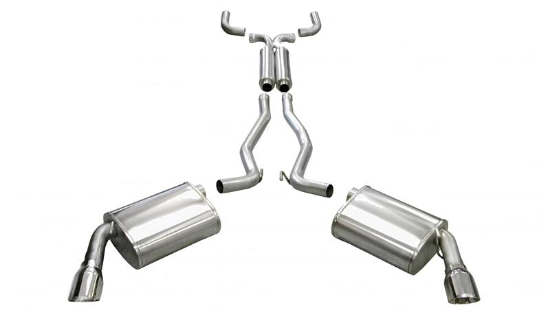 CORSA Performance 2010-2015 Chevrolet Camaro Coupe SS 6.2L V8 Auto Polished Sport Cat-Back + XO Exhaust - photo 4