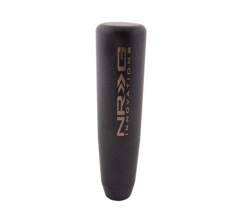 NRG Universal Short Shifter Knob - 5in. Length / Heavy Weight 1.27Lbs. - Black Wrinkle Finish (SK-480BK)