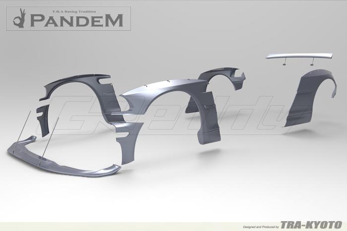 GReddy 2001-2005 BMW E46 M3 Pandem Rocket Bunny Front Lip (Support Rods Only) - photo 6