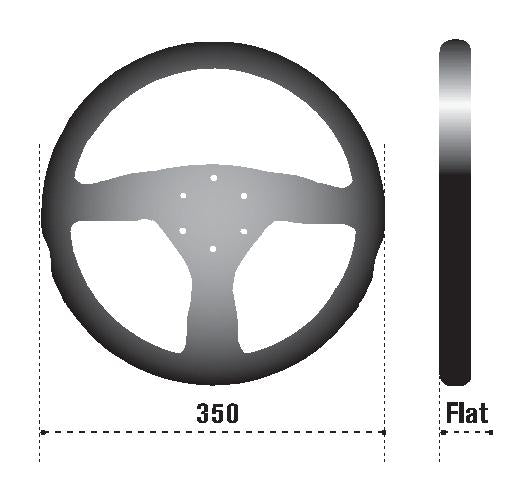 Sparco Steering Wheel L505 Lap 5 Black/Black/Black (015TL522TUV) - photo 3