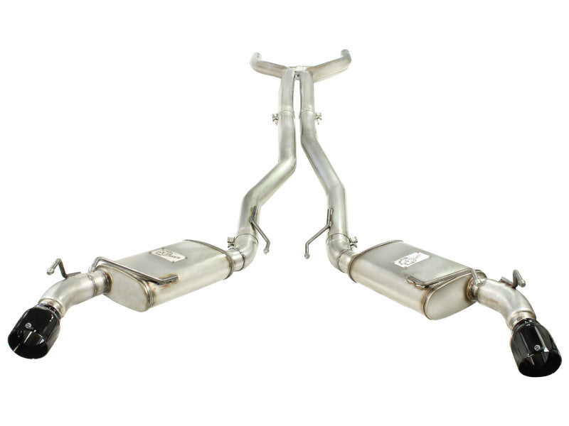 aFe MACH Force-Xp Exhaust 3in Stainless Steel Cat-Back 2010-2013 Chevrolet Camaro V8-6.2L (gloss blk tip) - photo 3