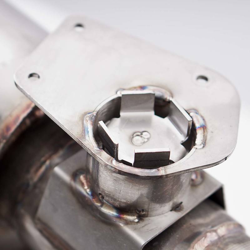 Stainless Works 2016+ Chevrolet Camaro SS 3in Legend Perf Connect Axle-Back with Valve & 4in Quad Tips - photo 4