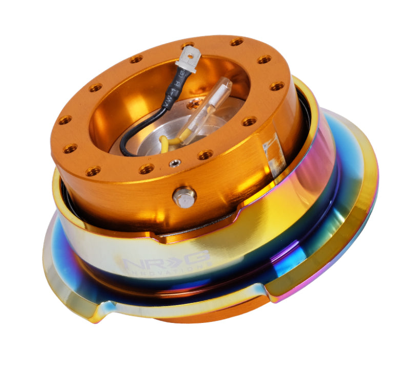 NRG Quick Release Gen 2.8 - Rose Gold Body / Neochrome Ring (SRK-280RG-MC)