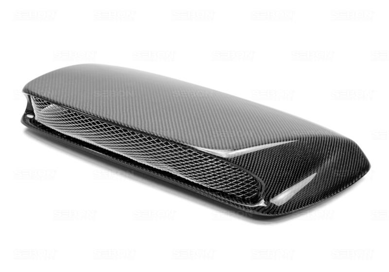 Seibon 2002-2003 Subaru WRX STI Carbon Fiber Hood Scoop