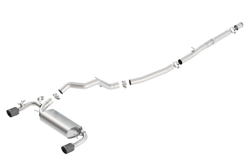 Borla 2016-2017 Focus RS Turbocharged 2.3L Single Split Exit ATAK Cat-Back Exhaust - photo 2