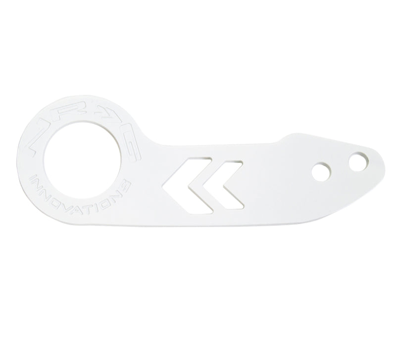 NRG Universal Rear Tow Hook - White Powder Coat (TOW-110WT)
