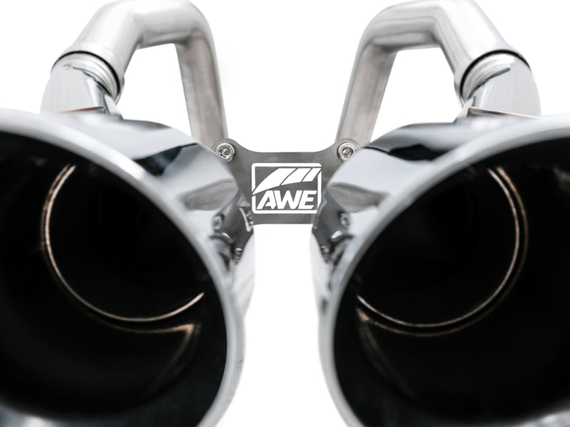 AWE Tuning 2014-2019 Chevrolet Corvette C7 Z06/ZR1 (with AFM) Track Edition Axle-Back Exhaust with Chrome Tips - photo 2