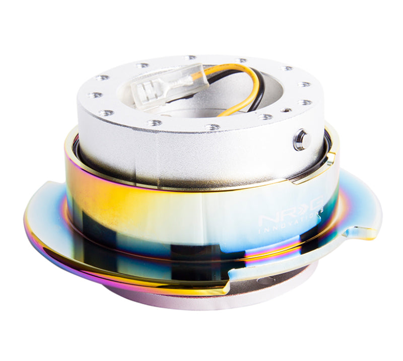 NRG Quick Release Gen 2.5 - Silver Body / Neochrome Ring (SRK-250SL/MC) - photo 3