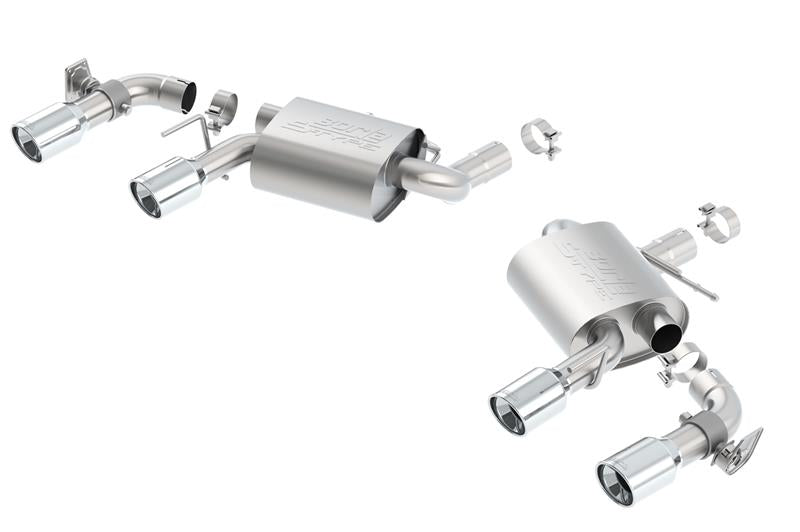 Borla 2016 Chevrolet Camaro SS 6.2L with Dual NPP S-Type Quad RD RL Tips Dual Exit Rear Section Exhaust - photo 4