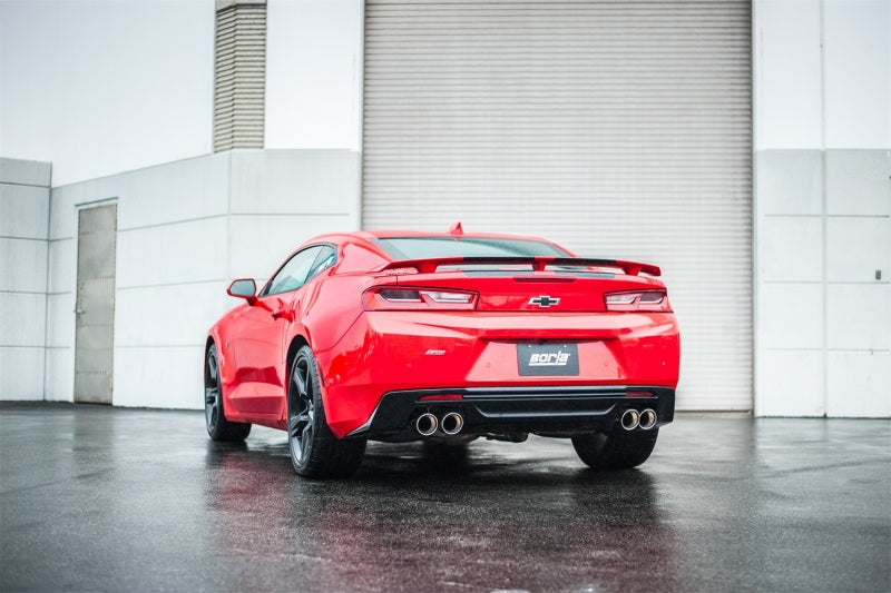 Borla 2016 Chevrolet Camaro SS 6.2L with Dual NPP Atak Quad RD RL Tips Dual Exit Rear Section Exhaust - photo 3