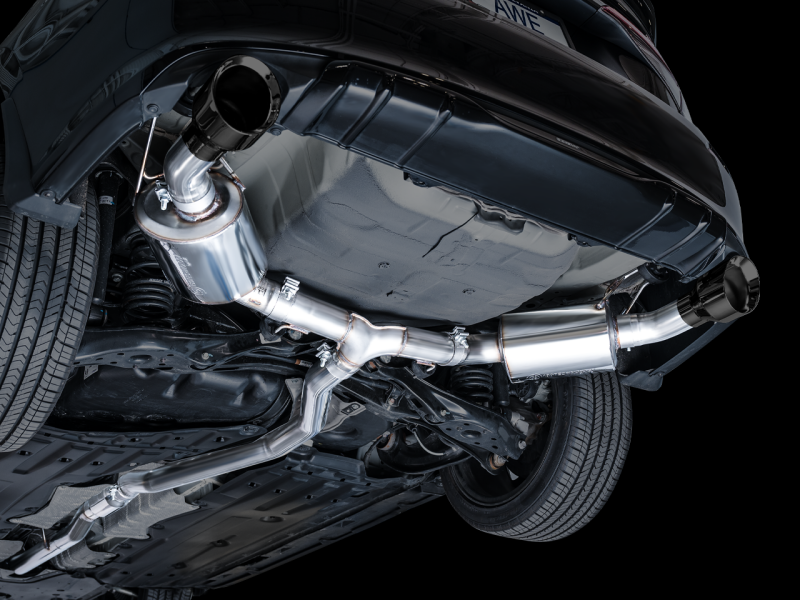 AWE Tuning 2022+ Honda Civic Si/Acura Integra Touring Edition Cat-Back Exhaust - Dual Diamond Black Tip - photo 2