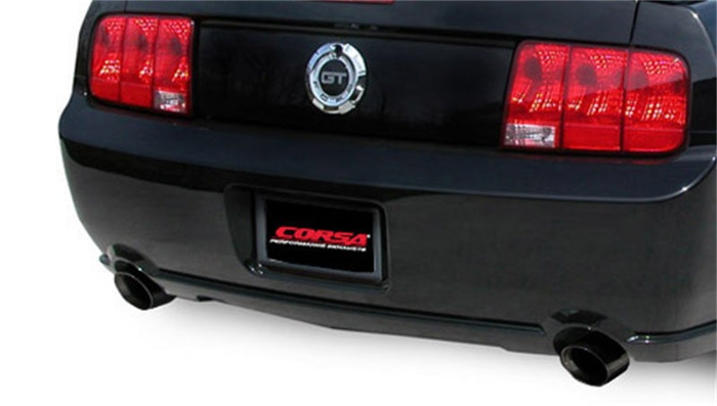 CORSA Performance 2005-2010 Ford Mustang Shelby GT500 5.4L V8 Black Sport Axle-Back Exhaust - photo 3