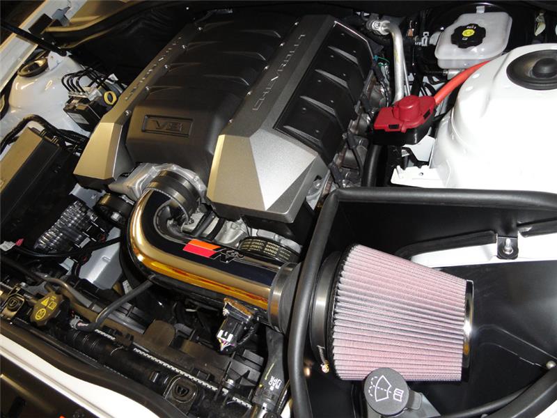 K&N 2010 Camaro 6.2L V8 Polished Typhoon Short Ram Intake (knn69-4519TP) - photo 8