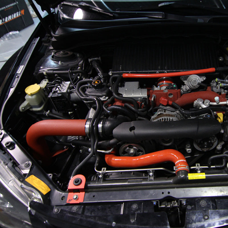 Mishimoto 2008+ Subaru WRX/STi Performance Cold Air Intake Kit - Wrinkle Red (misMMAI-STI-08WRD) - photo 5