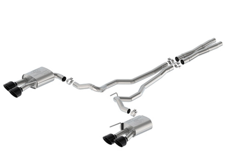 Ford Racing 2024 Mustang 5.0L Extreme Non-Active Cat-Back Exhaust with Valance - Black Tip - photo 4