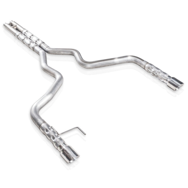 Stainless Works 2015-2016 Mustang GT 3in Cat-Back H-Pipe Retro Chambered Mufflers 2-1/2in Cores