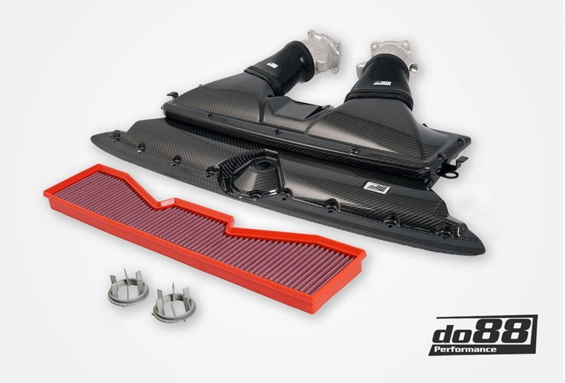 do88 2020+ Audi RS6/RS7 4.0T V8 (C8) Carbon Fiber Intake System + Hybrid Air Straighteners (dobLF-300-S-WTTE)