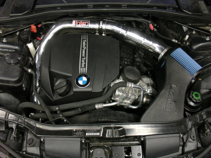 Injen 2011 BMW E82 135i (N55) Turbo/E90 335i Wrinkle Black Tuned Air Intake w/ MR Tech, Air Fusion (injSP1126WB) - photo 2