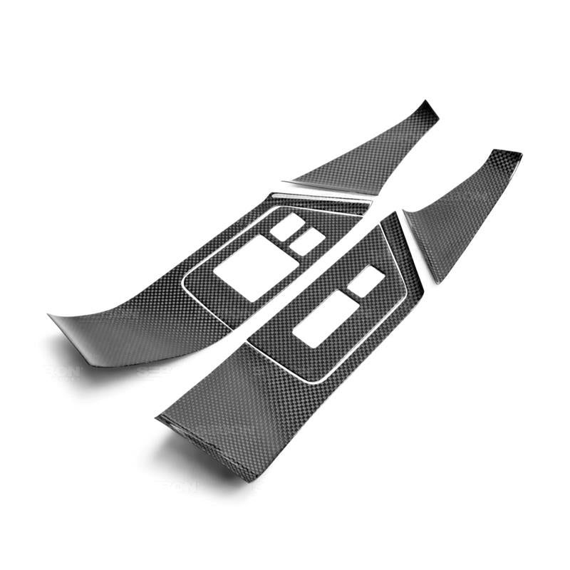 Seibon 2009-2014 Nissan GT-R Carbon Fiber Door Trim Set (12 PCS) - photo 4