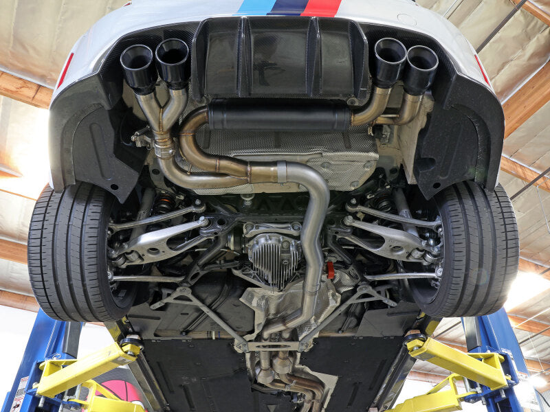 aFe MACH Force-Xp Exhausts Cat-Back SS 2019-2021 BMW M2 Competition L6-3.0L with Black Tips - photo 6