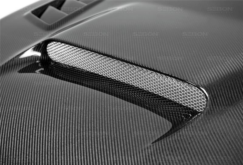 Seibon 2008-2009 Subaru WRX/STI CW-style Carbon Fiber Hood - photo 3