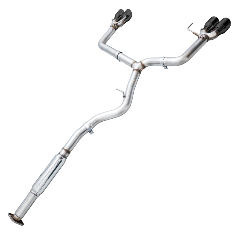 AWE Tuning Subaru WRX/STI VA/GV Sedan Track Edition Exhaust - Diamond Black Tips (102mm) - photo 2