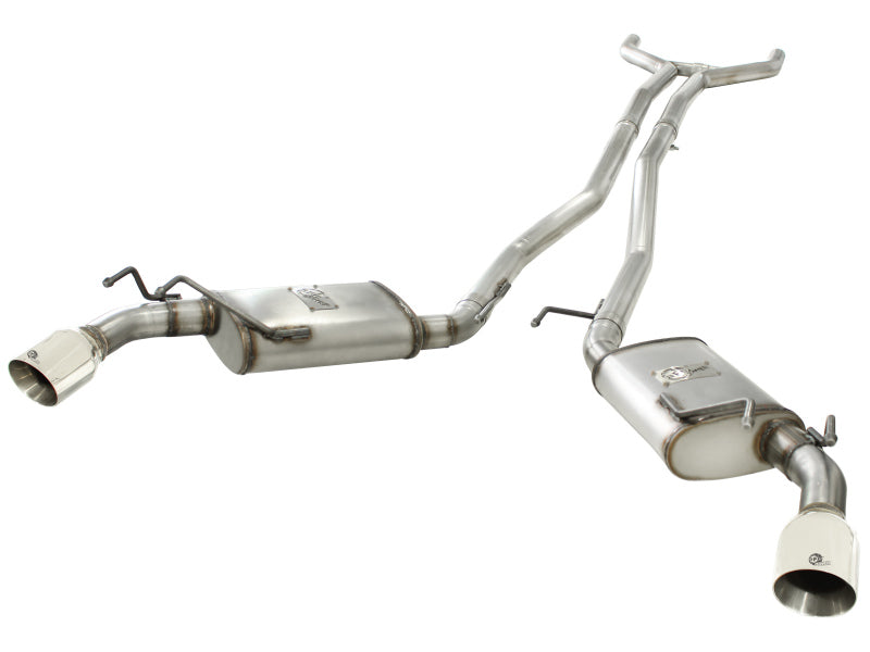 aFe MACH Force-Xp Exhaust 2.5in Stainless Steel Cat-Back 2010-2013 Chevrolet Camaro V6-3.6L (polished tip) - photo 2